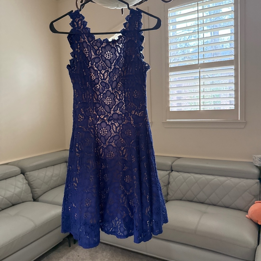 Blue dress